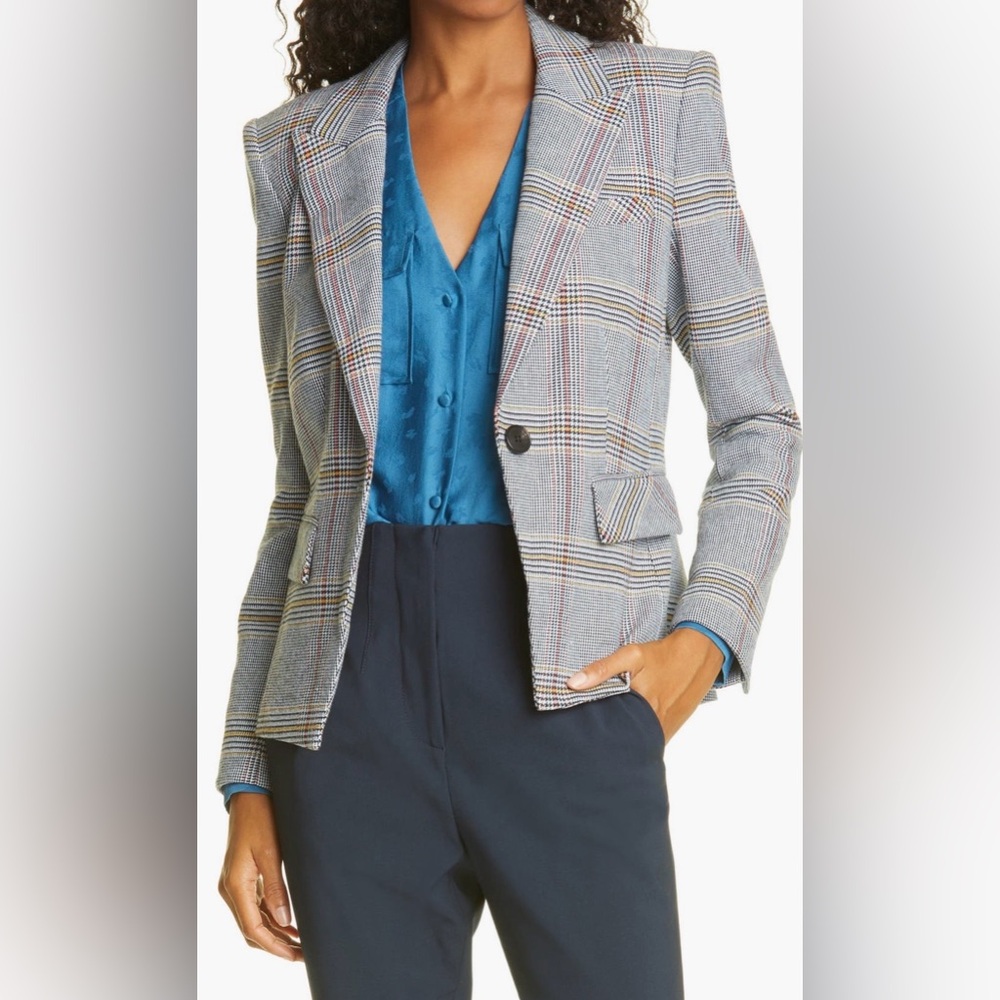 Veronica Beard Danielle Plaid Dickey Jacket size: 6